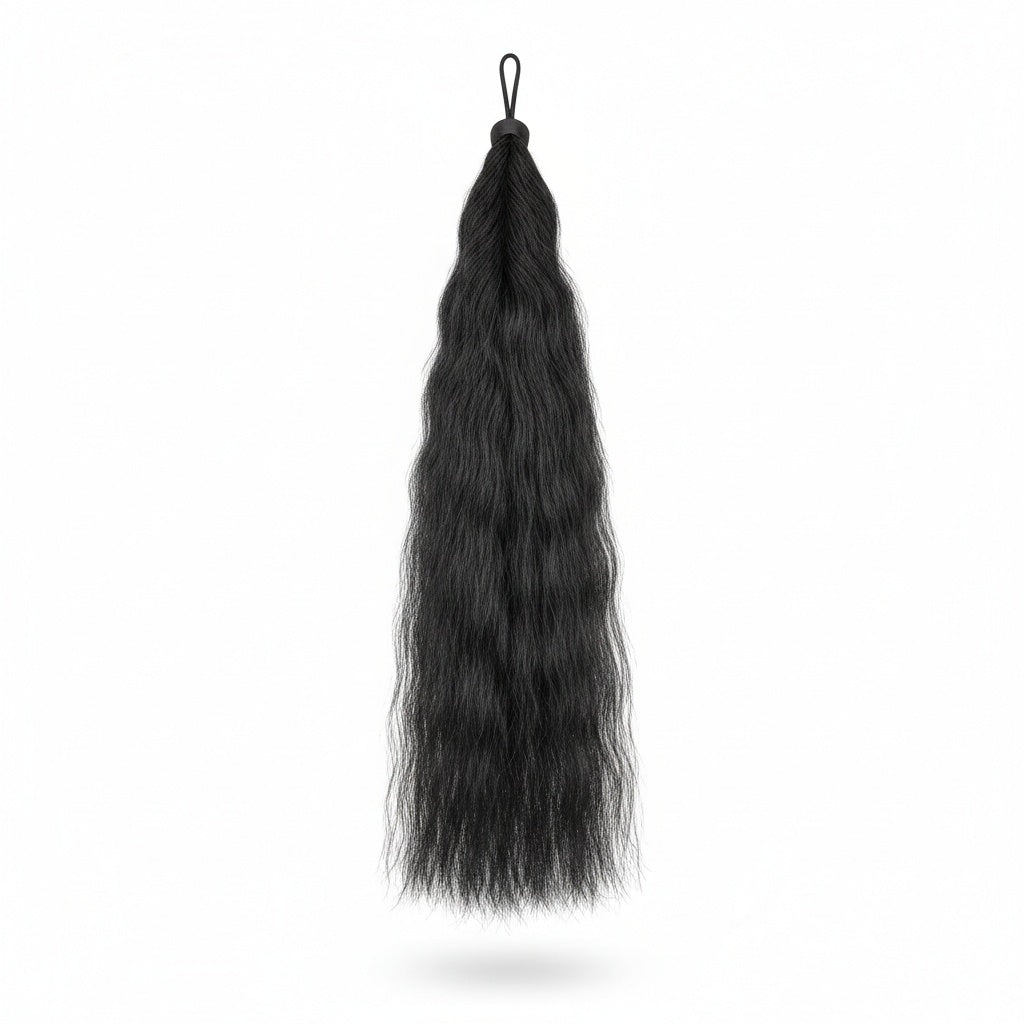 Fake Horse Tail Extension - 90 cm - Black