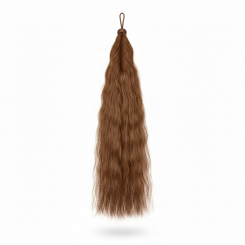 Fake Horse Tail Extension - 90 cm - Chestnut Medium